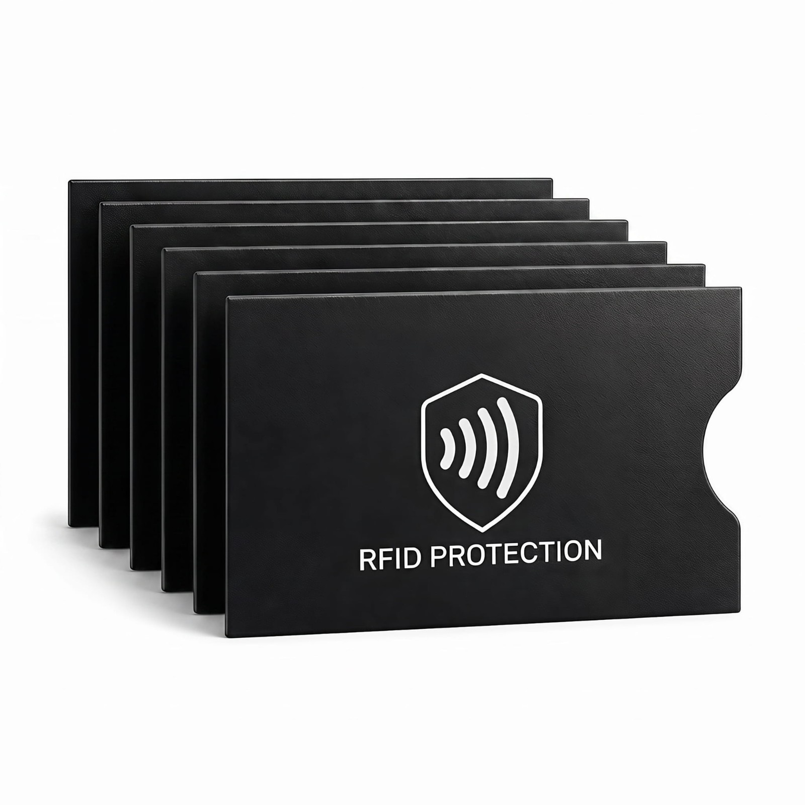RFID Blocking Sleeves (6 pack) - Slim NCF Protector for Credit Card, Debit, ID