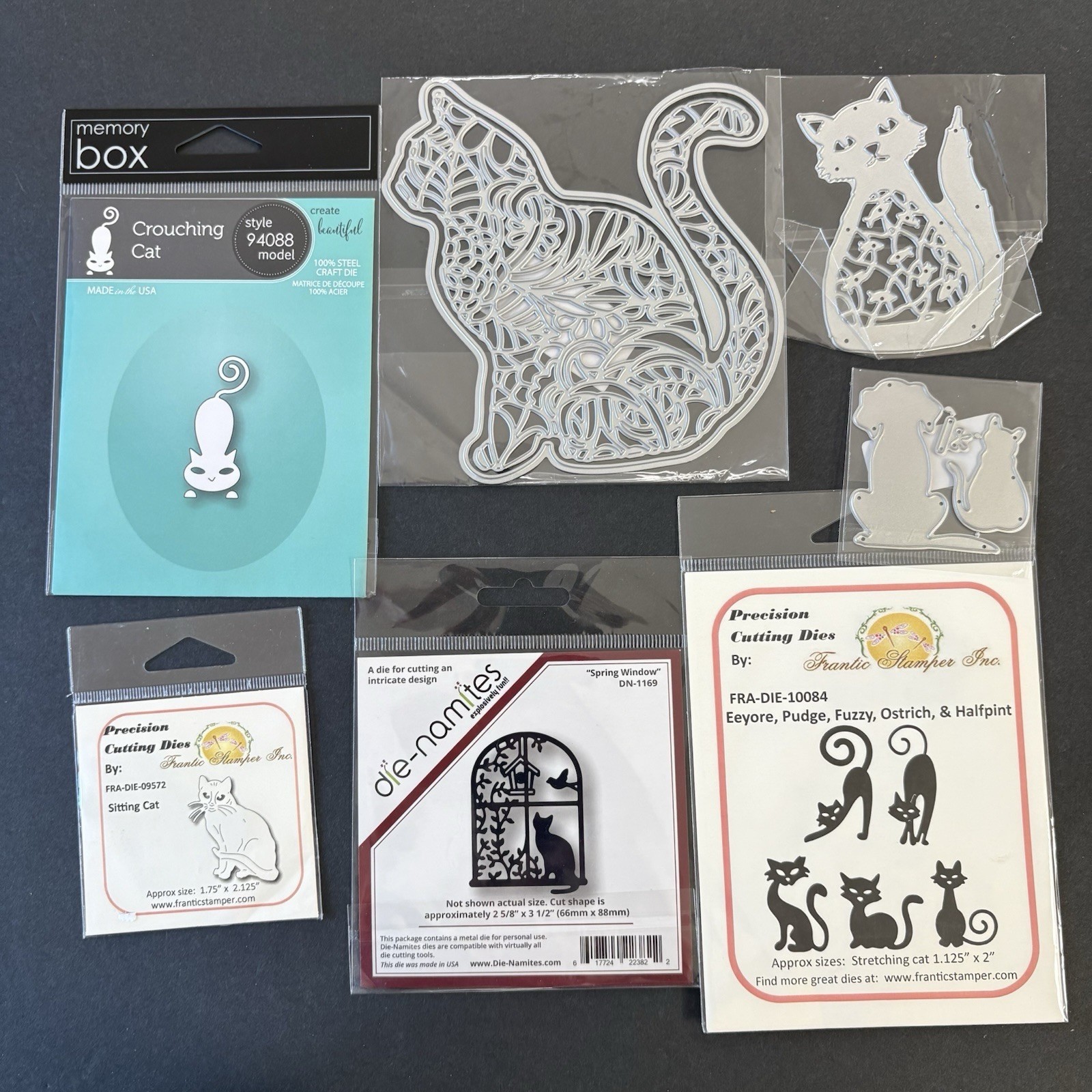 Feline Lover Cat Kitty Cats #8 LOT Cutting Dies Thin Die