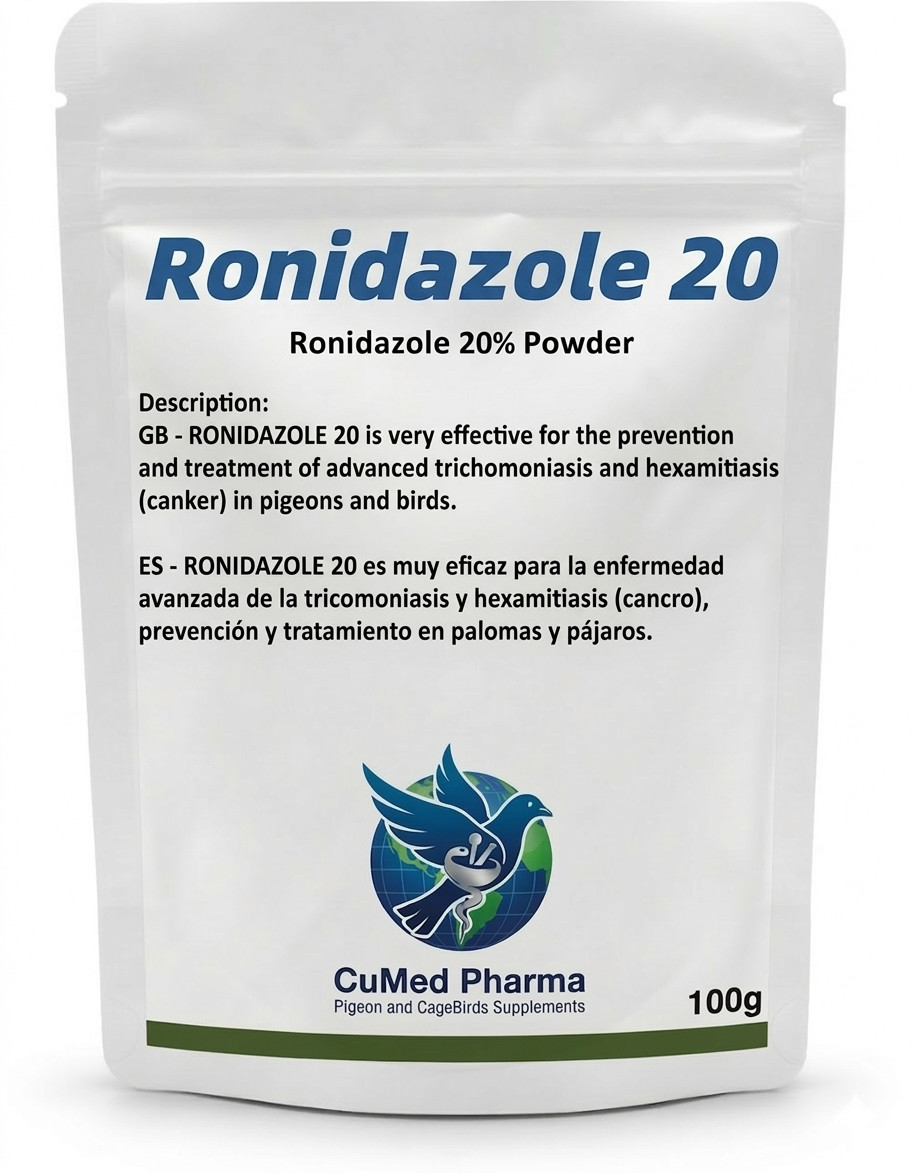Ronidazole 20 100gr - Canker - Ronidazole 20% by CuMed Pharma