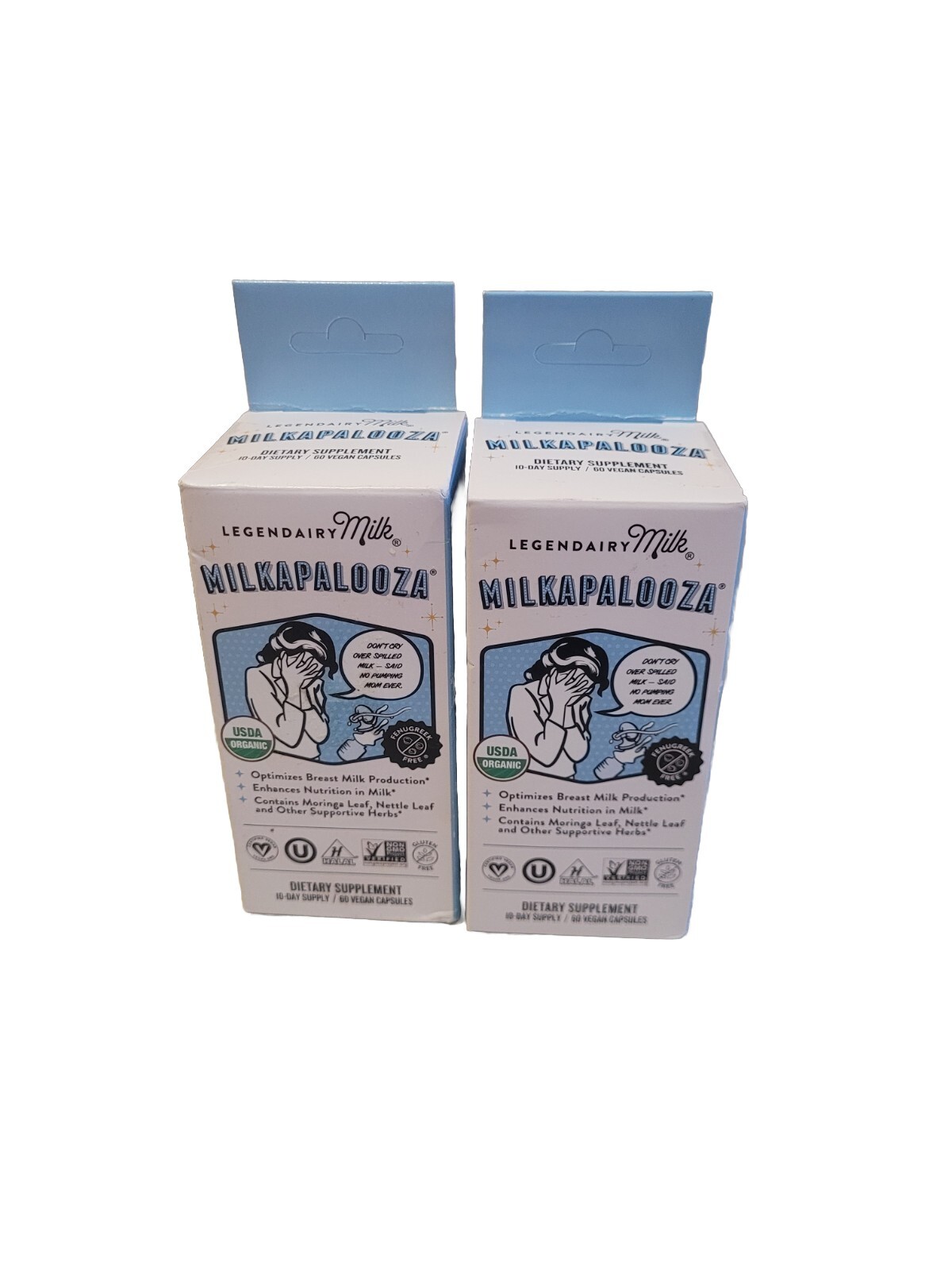 Legendairy Milk Milkapalooza 60 Capsules Sealed Exp: 9/2025 , Pack Of 2