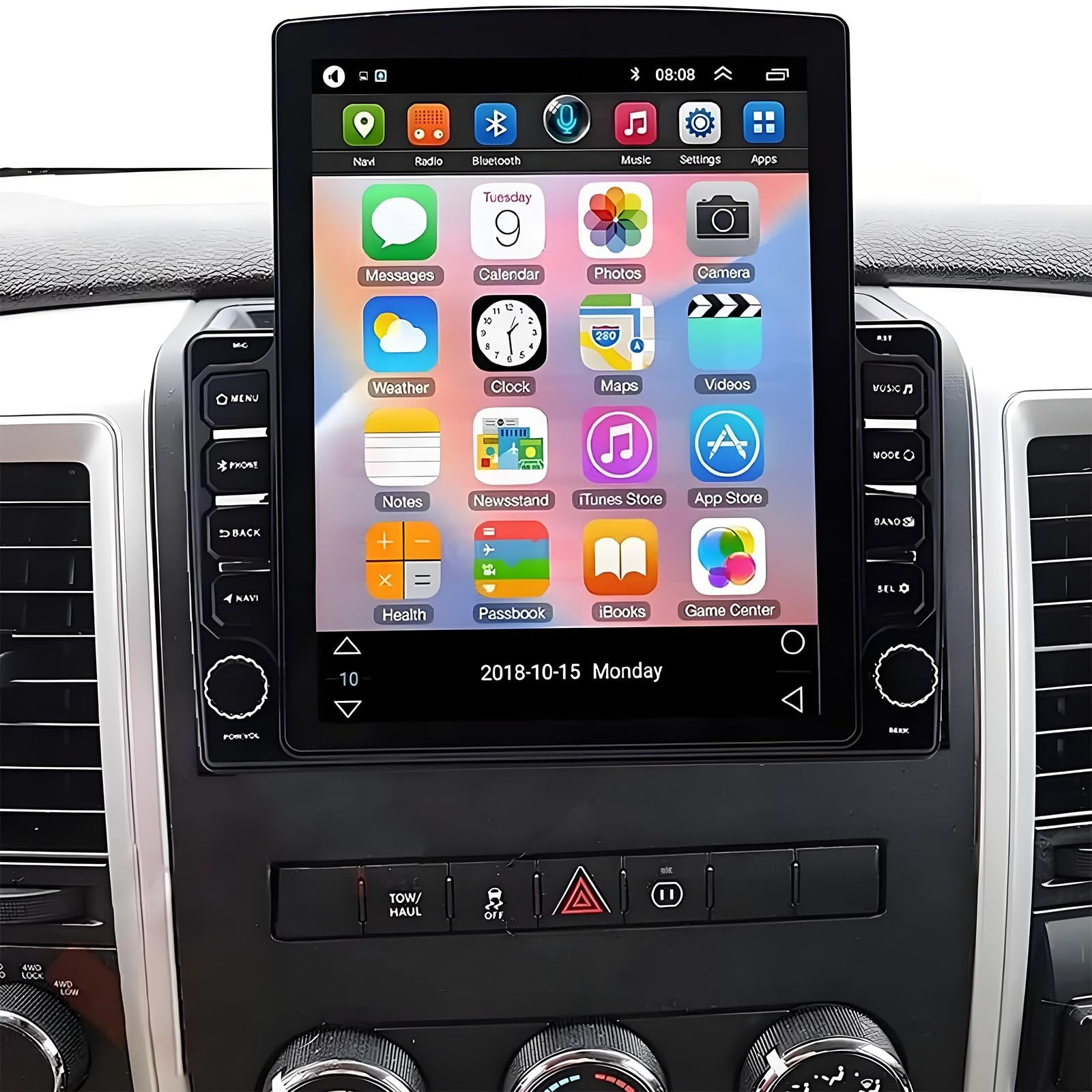 9.7 Touchscreen Car Stereo for 1500 2500 3500 2009-2011 Android 13 Double Din