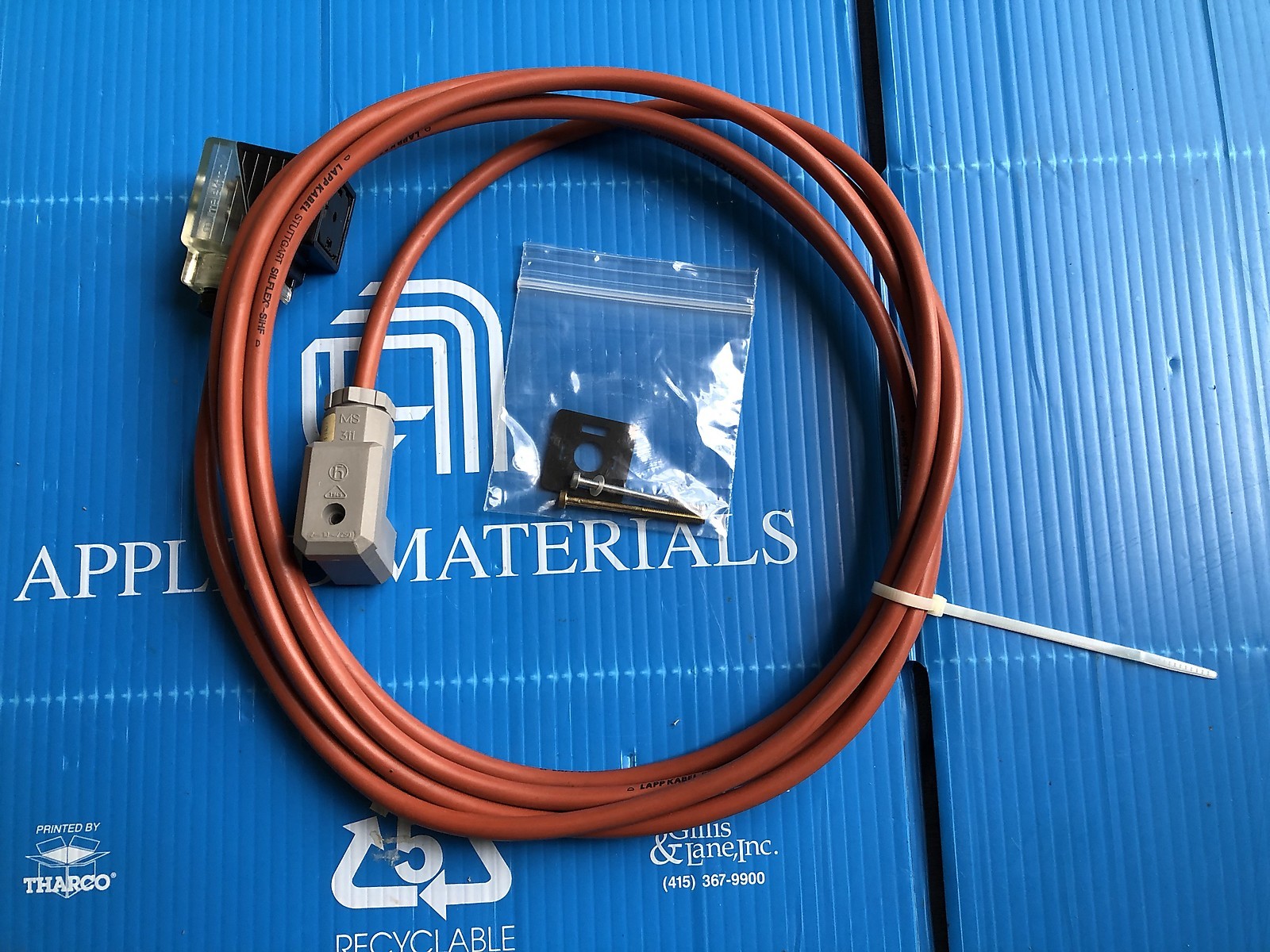 Applied Materials 0620-01186 Cable, Assy. Water Cooling 3500MMLG L-H