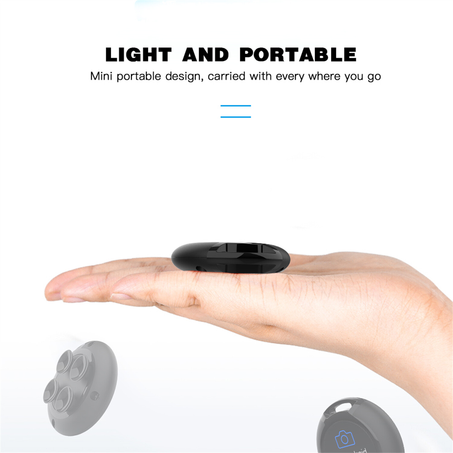 Waterproof Selfie Bluetooth Remote Control Camera Shutter For IOS Android Phone