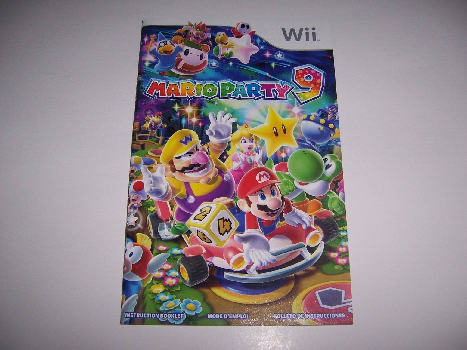 Mario Party 9 Instruction Book Booklet Manual for Nintendo Wii
