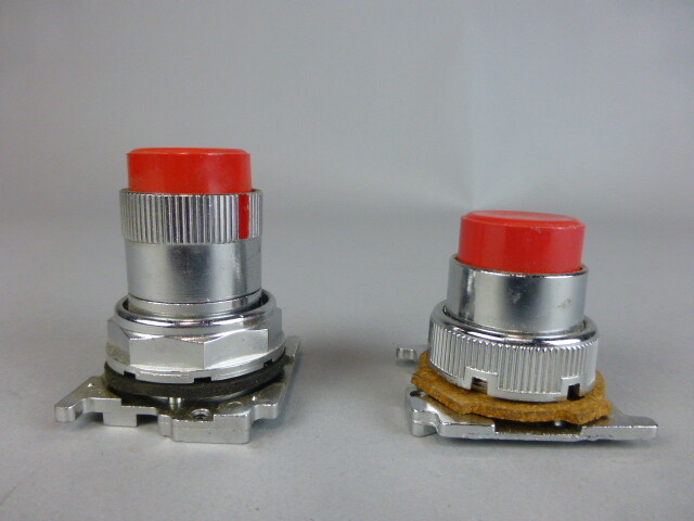 *Lot of 2* Cutler-Hammer Red Pushbutton - NEW Surplus!