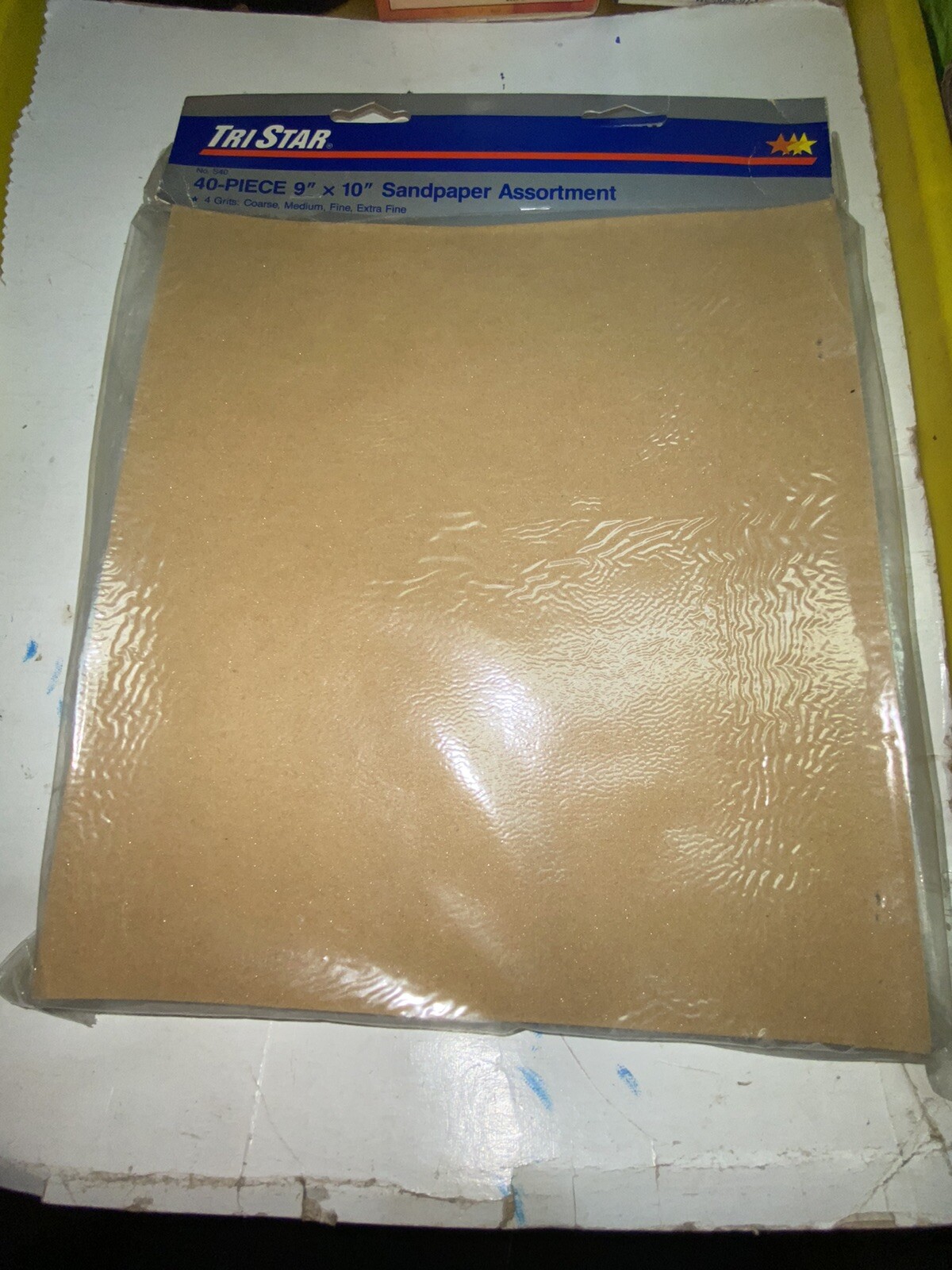 40 Sheets 9"x 10” Sandpaper Sheets Coarse, Medium, Fine, Extra Fine Wood Sanding