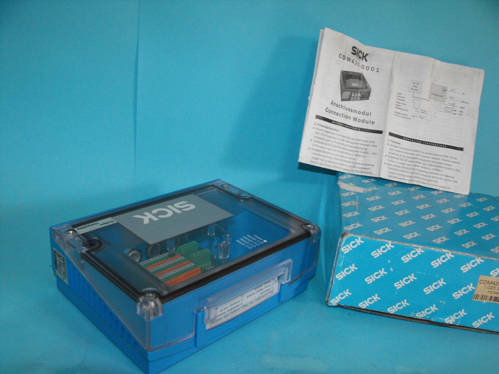 Sick CDM420-0001.Connection device modules.Scanner/RFH and CLV sensors.NEW.