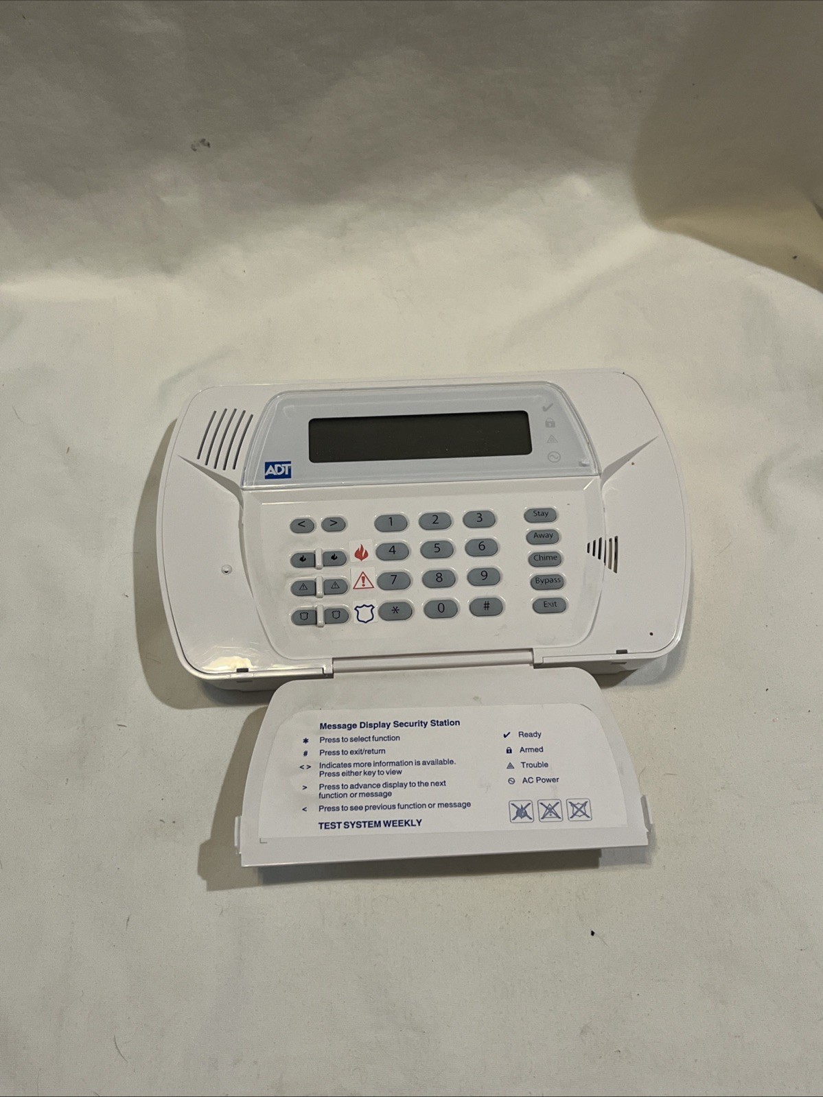 DSC ADT SCW9057G Master Control Panel ONLY PANEL