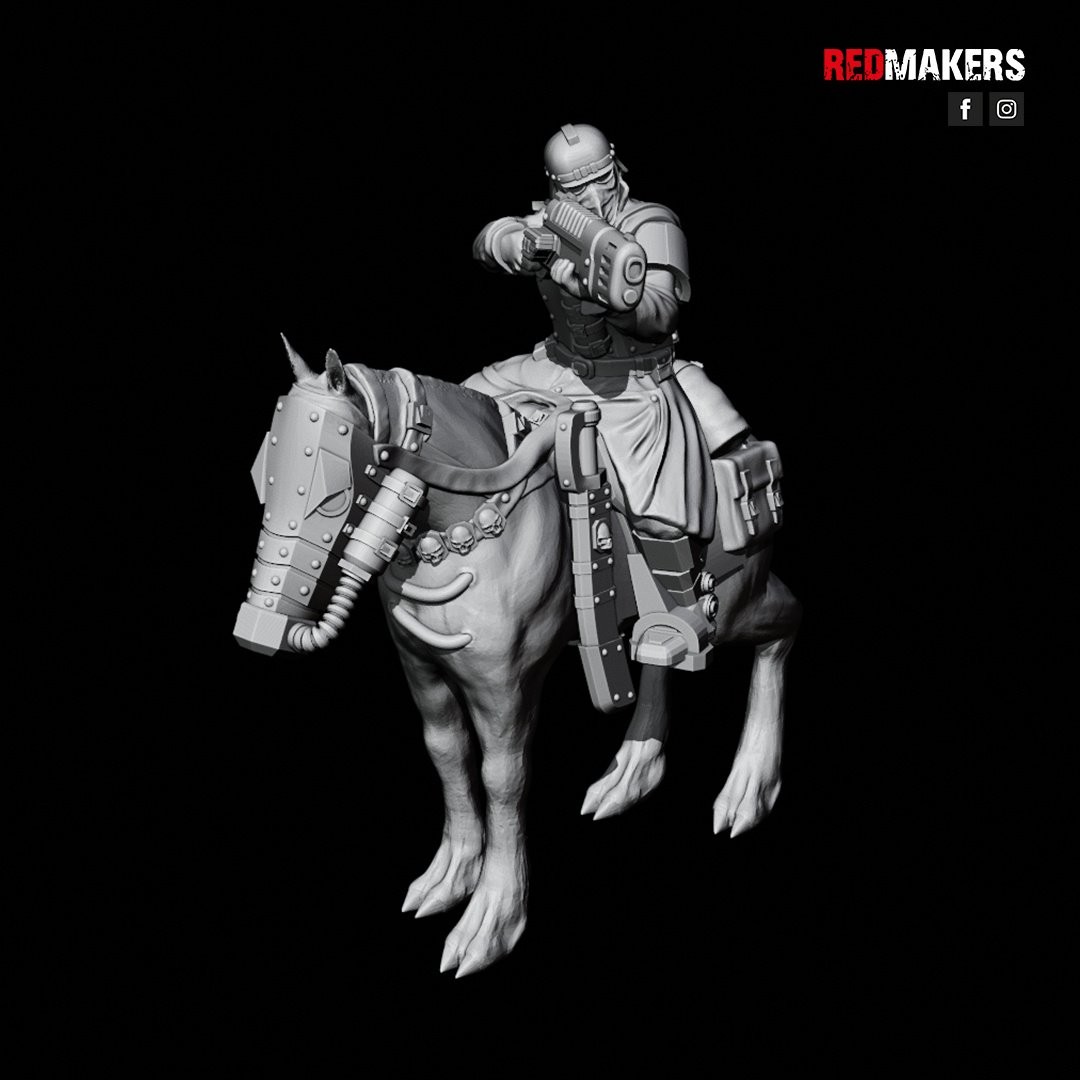 DEATH DIVISION CAVALRY PLASMA GUN SET (5U)