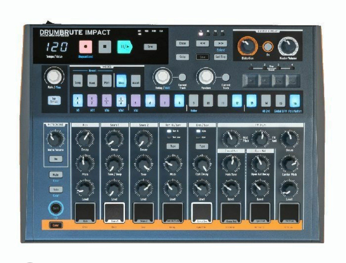 Arturia Drumbrute Impact Analogue Drum Machine Synthesiser