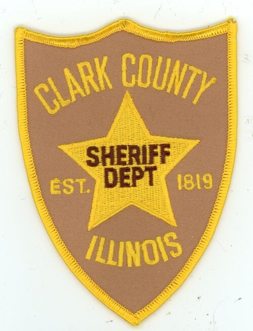 ILLINOIS IL CLARK COUNTY SHERIFF NICE SHOULDER PATCH POLICE