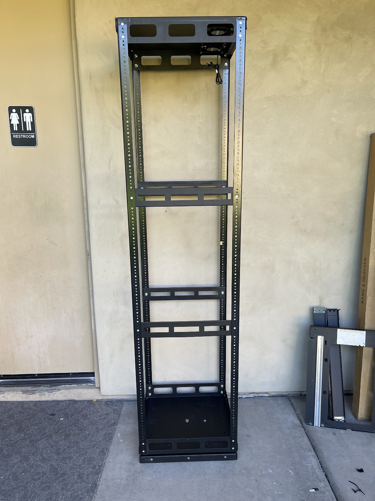 Middle Atlantic AX-SXR-43 43U Millwork & In-Wall Rotating AXS A/V Rack System