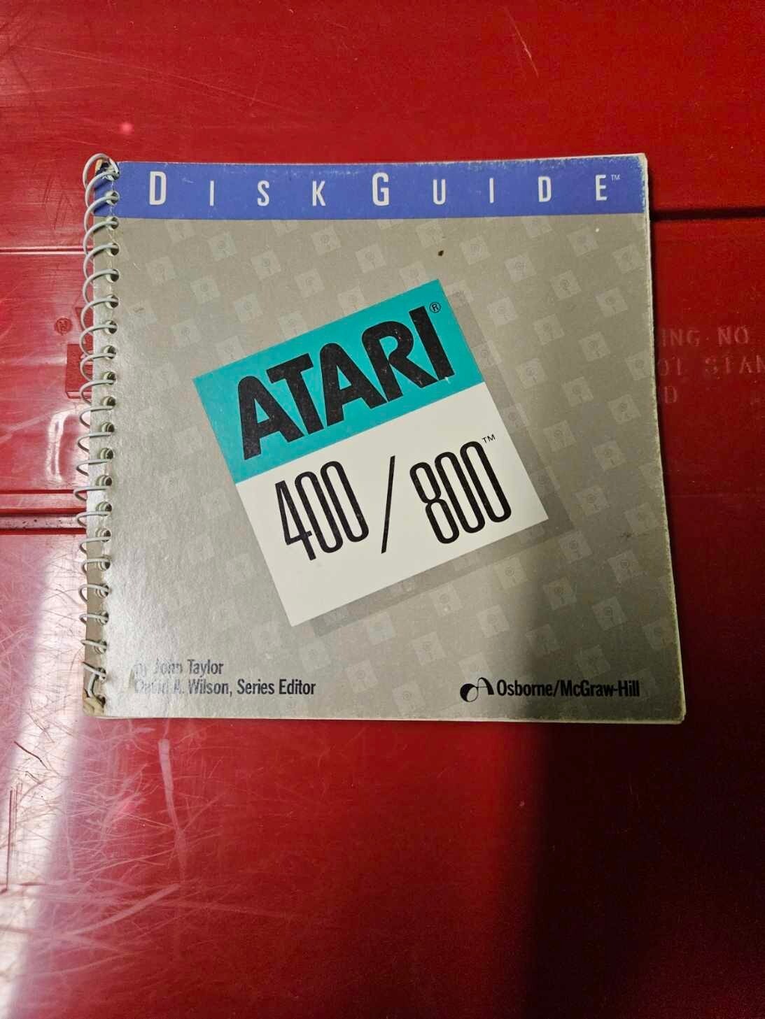 Disk Guide Atari 400 / 800 by John Taylor