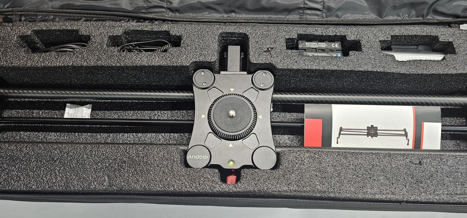 Andoer Motorized Carbon Fiber Camera Slider
