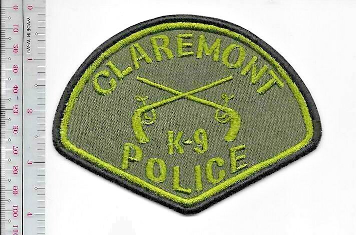 K-9 Police California Claremont Police Department Canine Unit  NO TARIFF