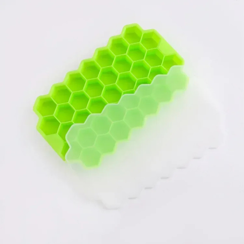 Food Grade Honeycomb Silicone Ice Tray Easy Release Ice Cube Film Reusable Freez