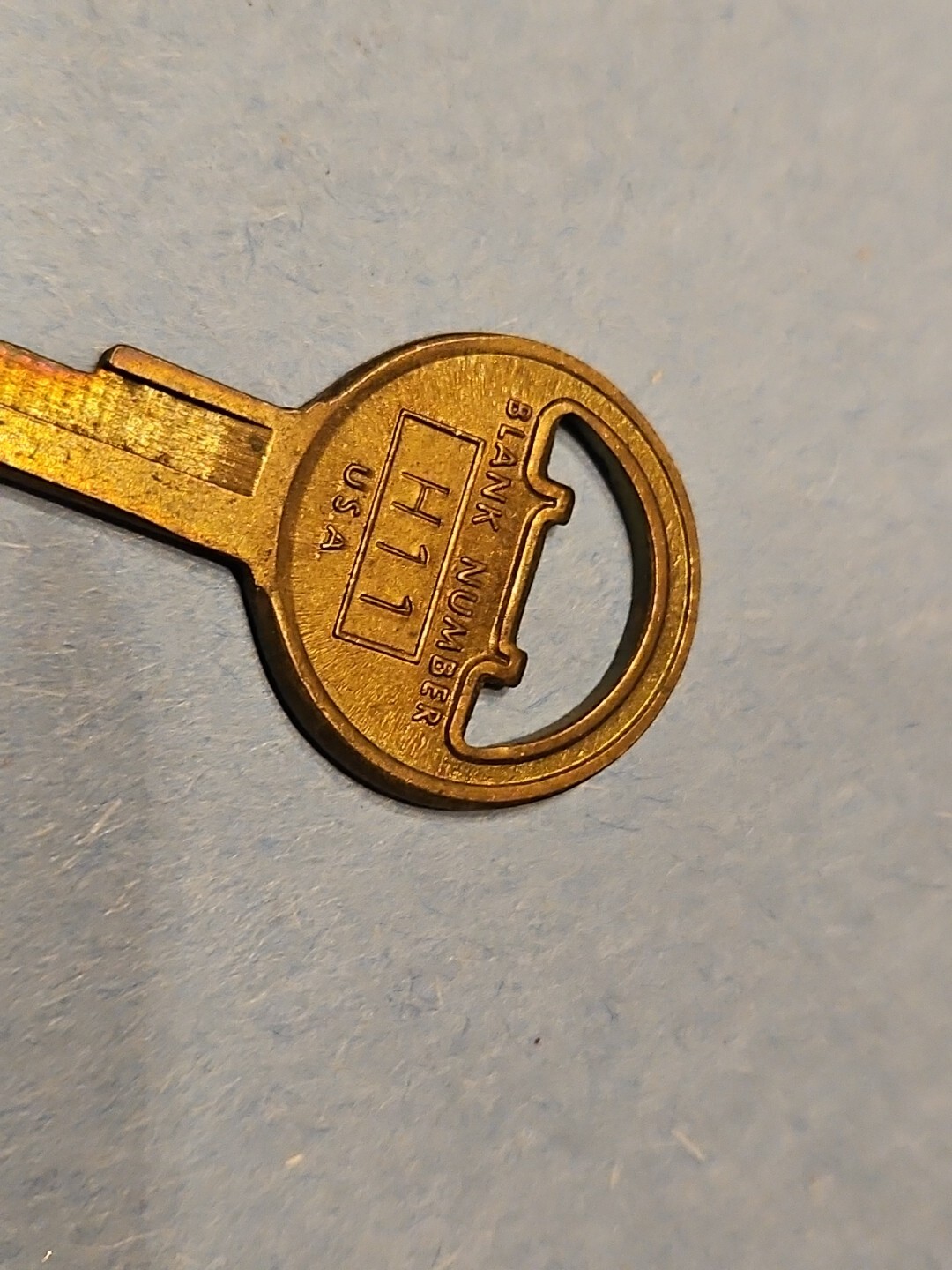 NORS Curtis H11 Brass Blank Key (1)