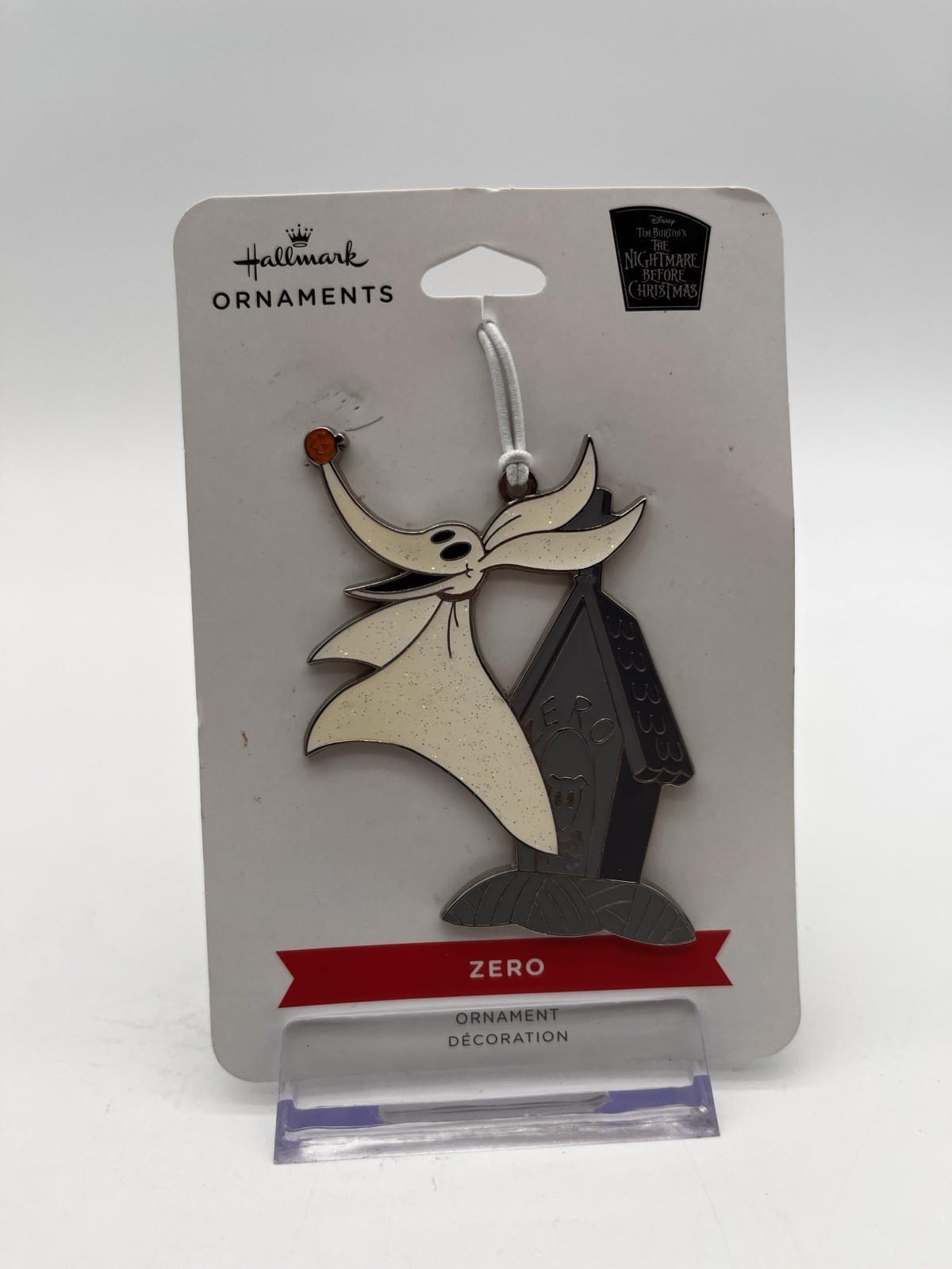 Hallmark Disney Nightmare Before Christmas Zero and Doghouse Ornament- NEW