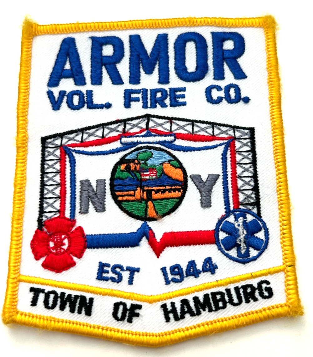 Armor Volunteer Fire Co Hamburg New York Department Patch Unused