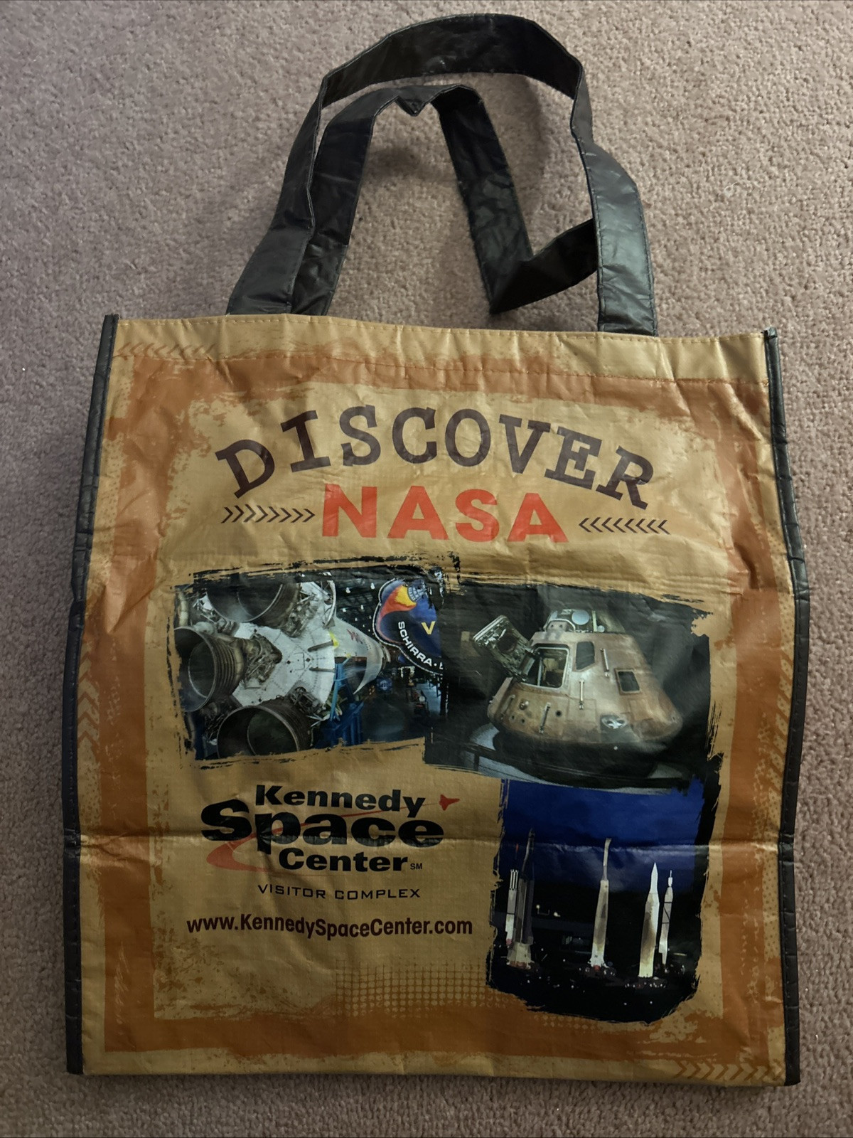 Official Kennedy Space Center Visitor Complex NASA Tote Bag Discover NASA