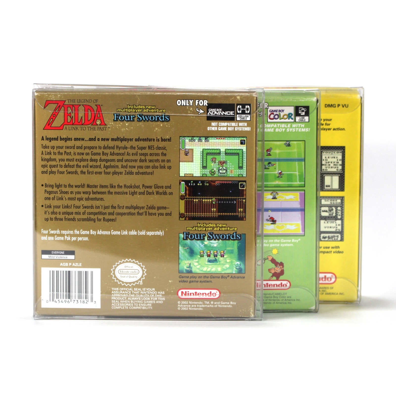 25 Gameboy Virtual Boy Box Protectors clear sleeves Protector CIB protective