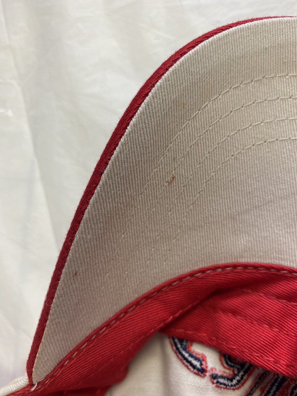 Callaway V Golf Embroidered Hat Spellout Logo Beige Adjustable