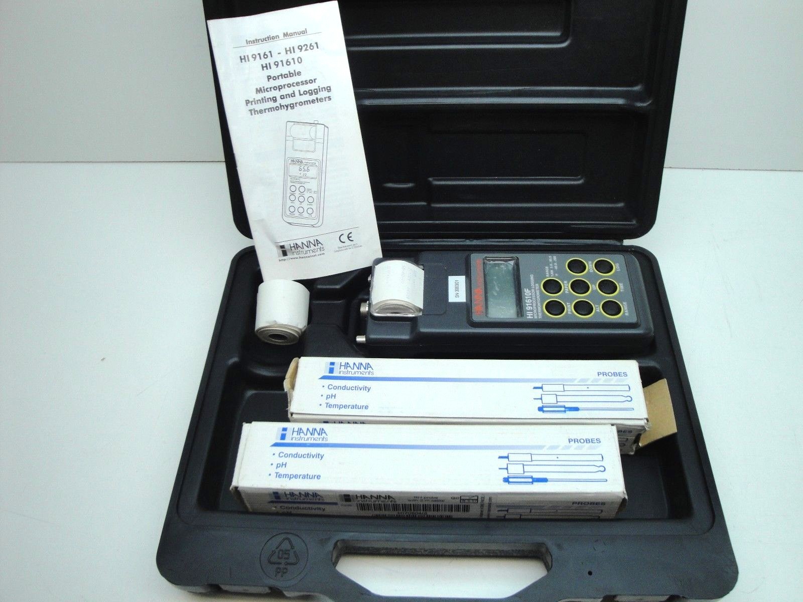 Hanna Instruments   HI 91610F   Micro Processor Thermo Hygrometer  with Case