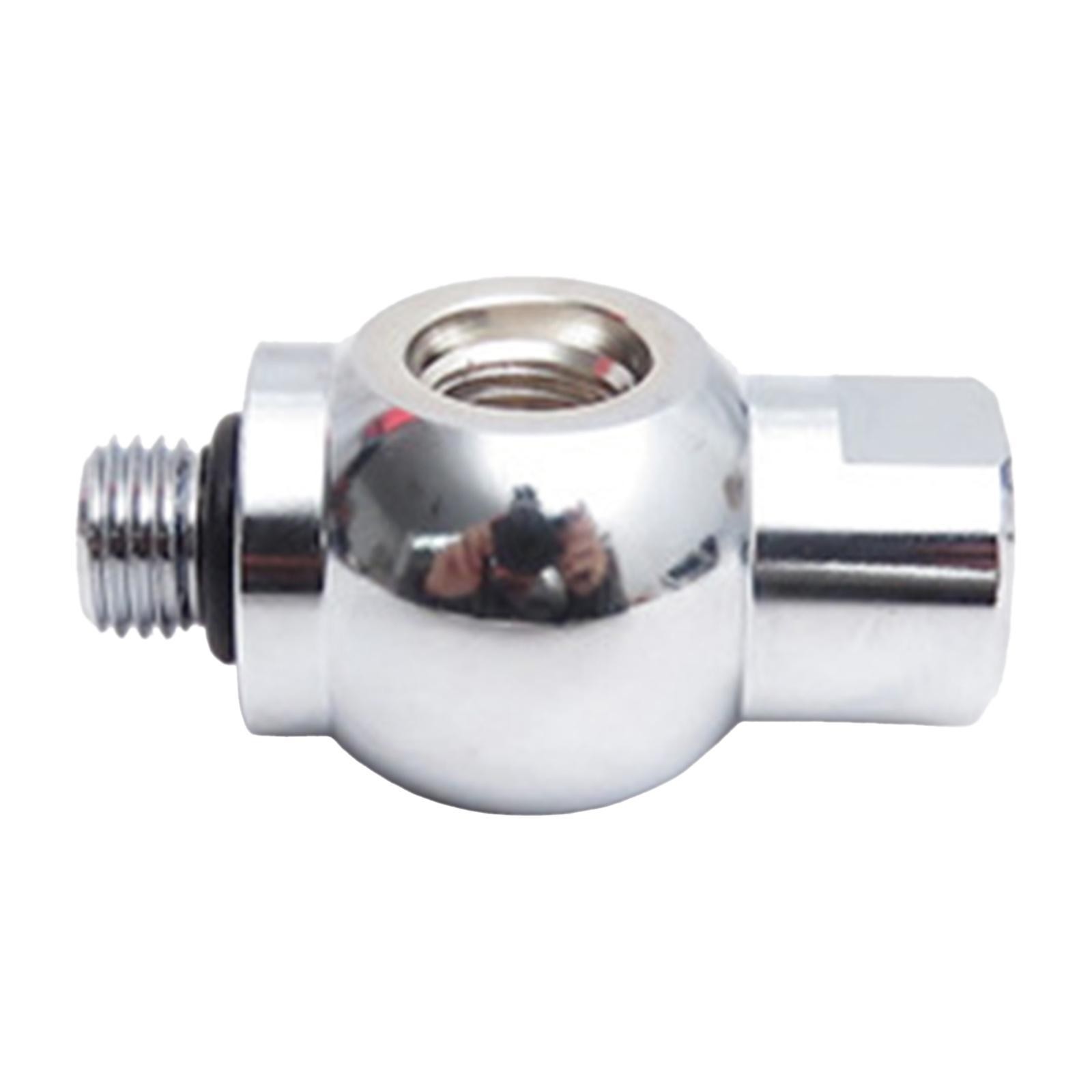 Scuba Diving Regulator Adapter Plated Brass Low Pressure Hose Adapter Splitter