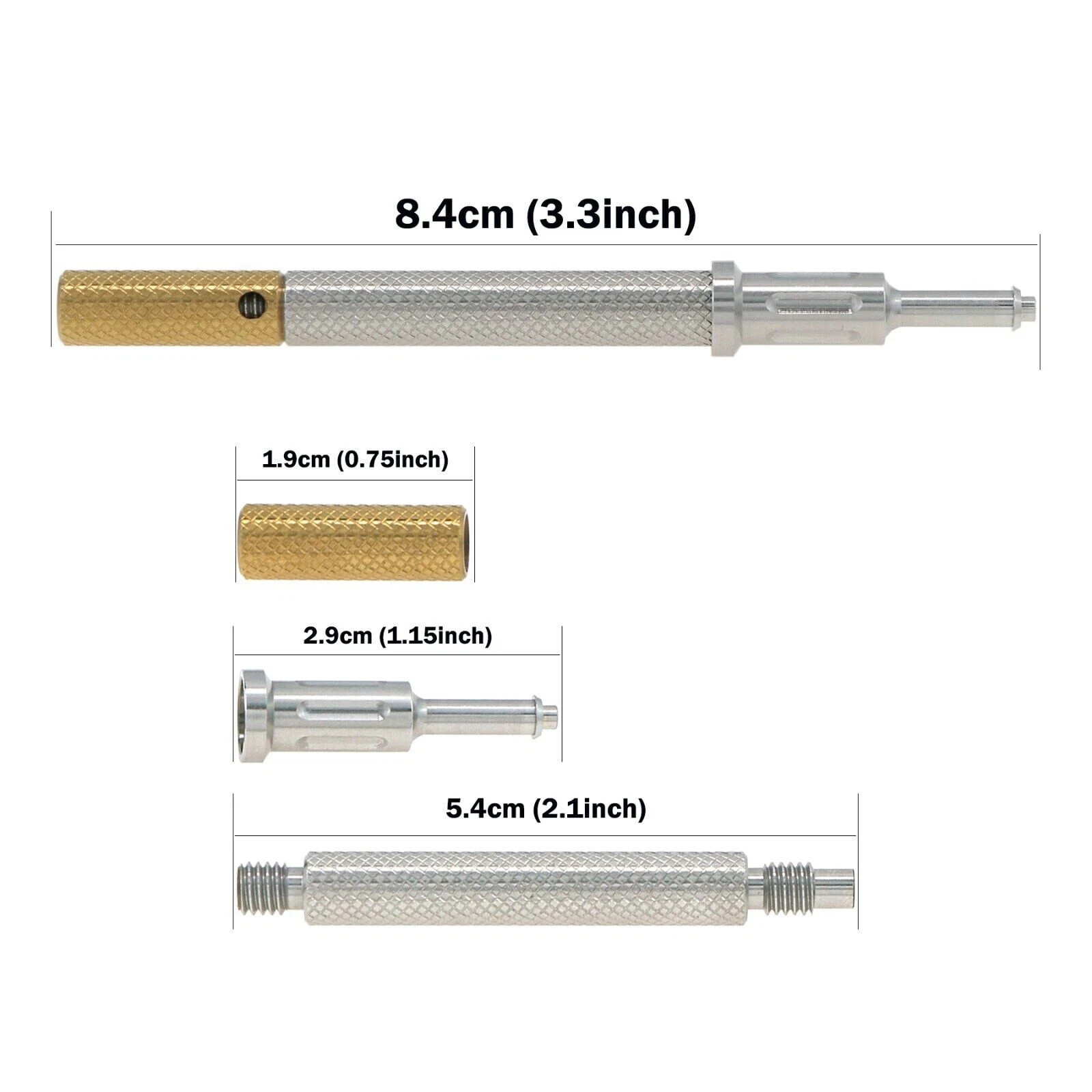 US Universal Implant Locator Core Tool Retention Caps Insertion Extraction Tool