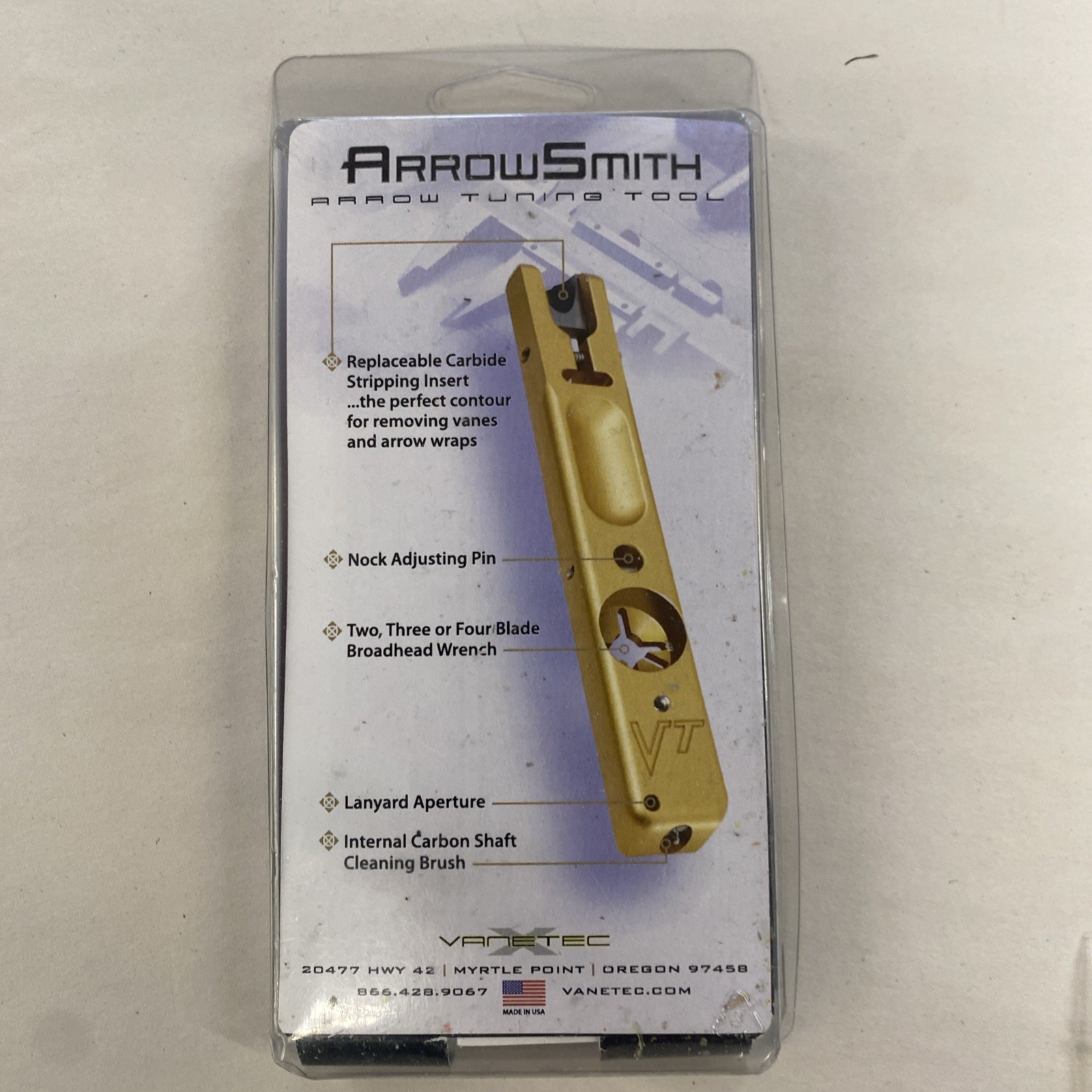 Vanetec Arrowsmith USA Made Tool Arrow Tuning Tool, NIP, NOS, M0481