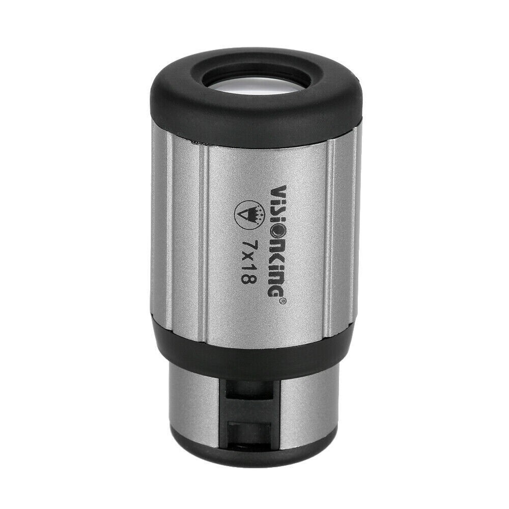 Visionking 7x18 Mini Close Focus Monocular Compact Portable Telescope SpyScope