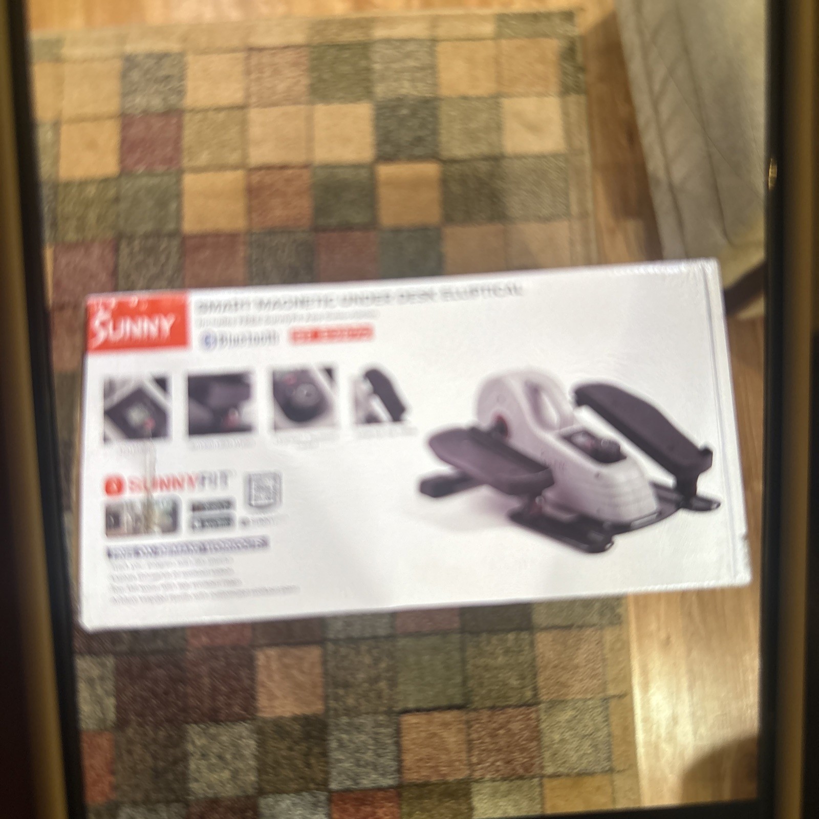Sunny SMART Portable Magnetic Under Desk Elliptical Peddler Exerciser SF-E3872