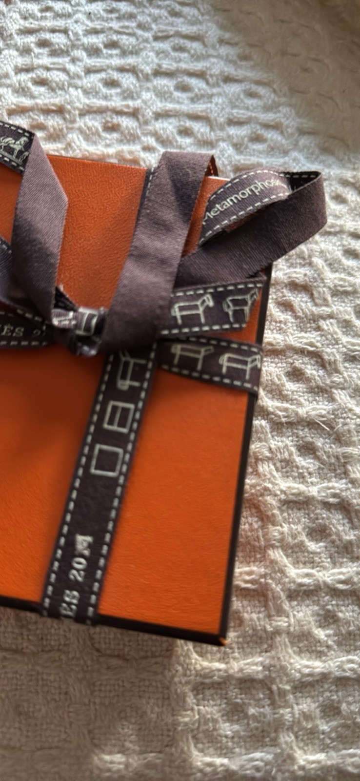 Hermes Gift Card $100 Gift Box And Ribbon