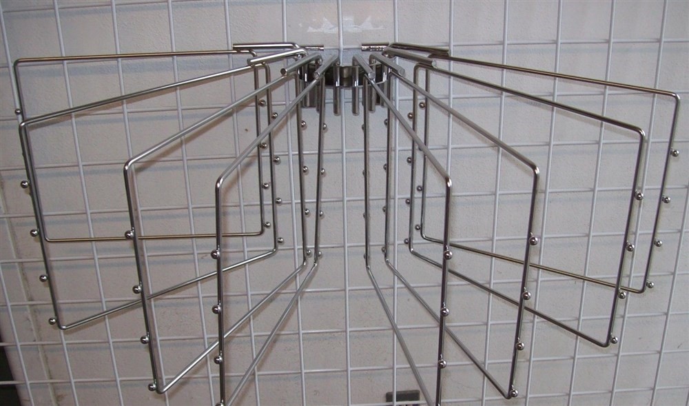 Store Display Fixtures NEW BLACK GRID WALL BRACKET- SWING - IT DISPLAYER