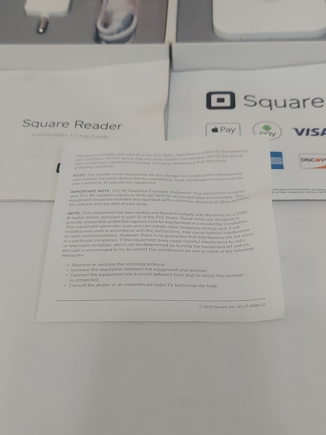 Square Credit Card Reader Contactless Payment Terminal MPN S8 Model S8 EUC LN