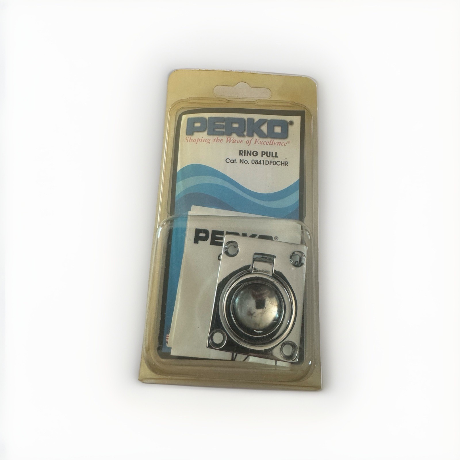 PERKO 0841DP0CHR Flush Ring Pull Chrome Plated 1-3/4". NEW
