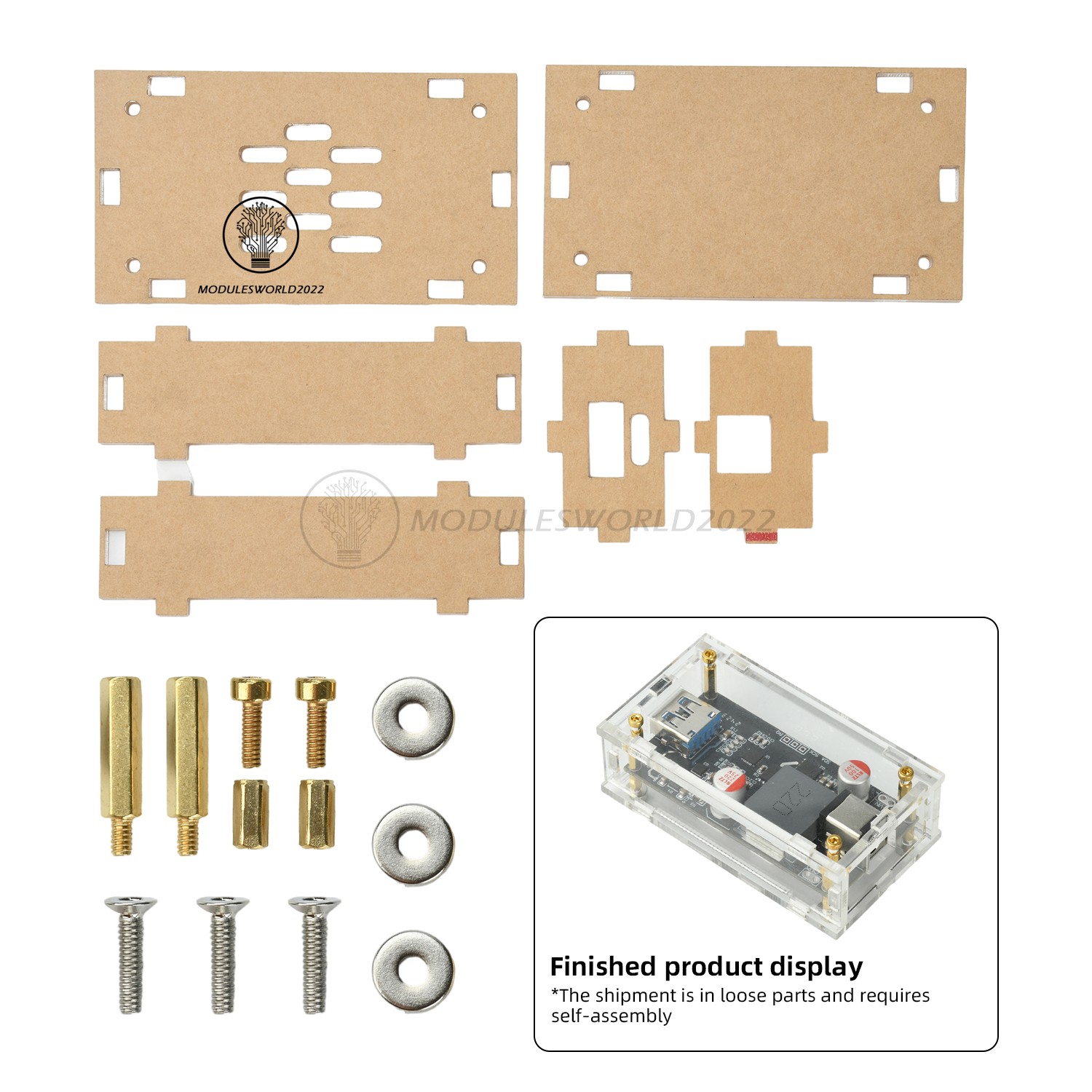 DC 6-30V 140W Multi Protocol Desktop Intelligent Fast Charging Module DIY Case