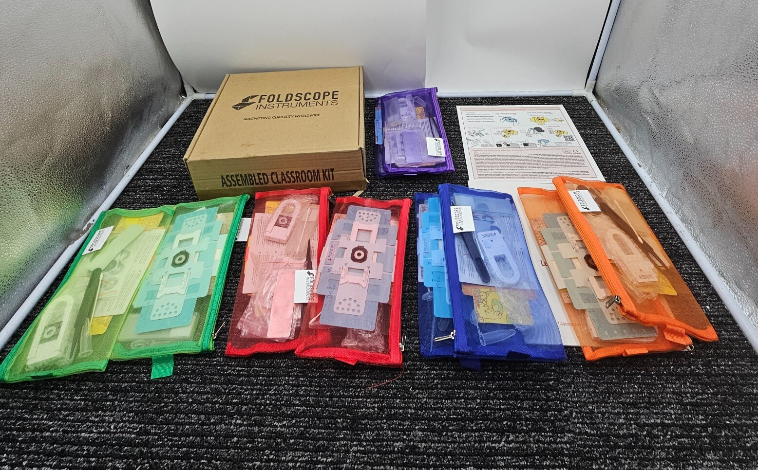 FOLDSCOPE INSTRUMENTS ACK Portable Microscopes Explorer and Basic Classroom