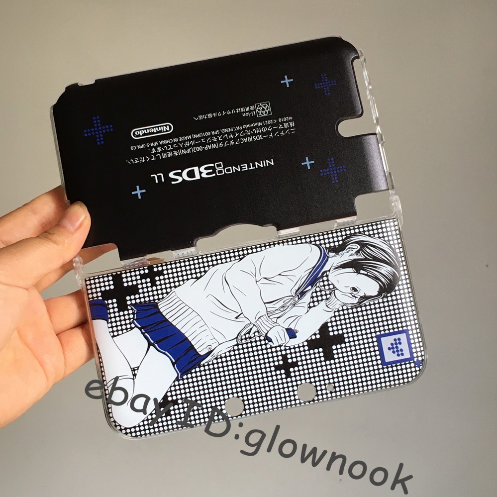 Manga Style Anime Girl Protective Case for Nintendo 3DS LL- Custom Art Design