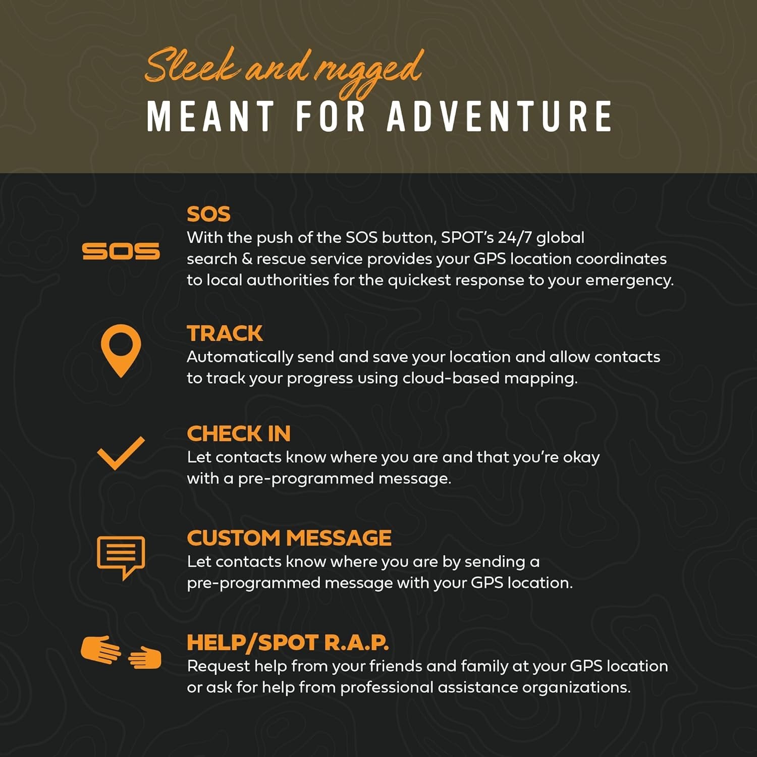 Compact GPS Messenger | Globalstar Satellite Coverage