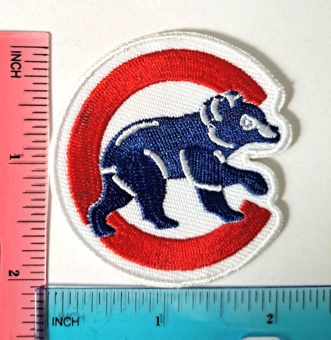 Chicago Cubs Embroidered Patch MLB 2" x 2" Iron on Sew on Free Shipping