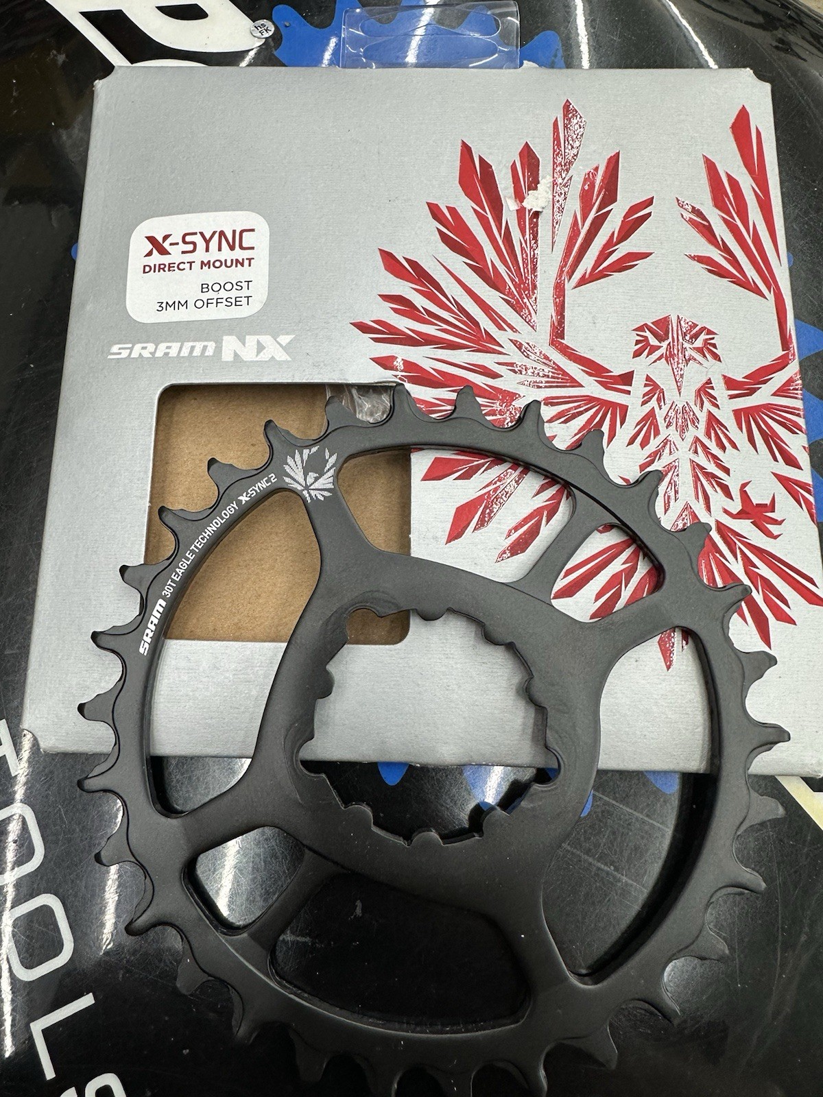 Sram X-Sync Direct Mount Chainring 30T 3mm Offset Black New
