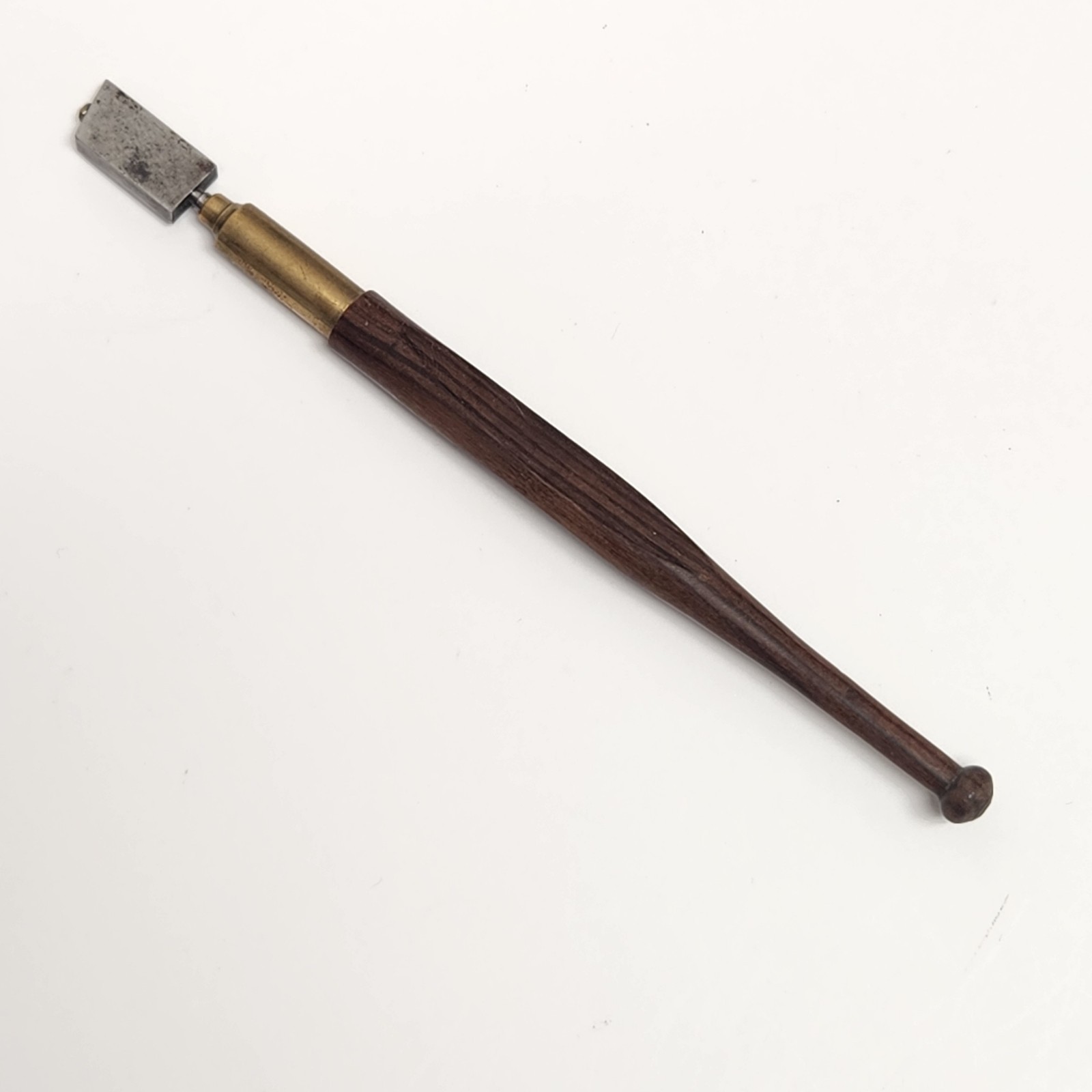 Antique GLASS CUTTER vintage Glaziers Cutting Tool : A RUDD ST HELENS