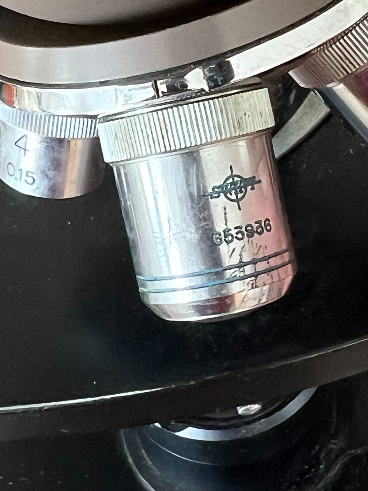 Vintage Swift No. 652415 Microscope with 4 Lenses