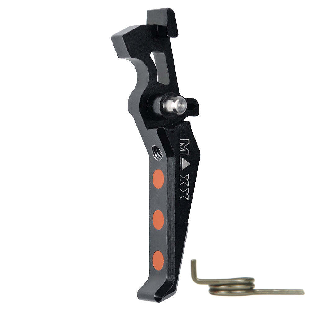 MAXX- CNC Aluminum Advanced Trigger (Style E) for V2 Gearbox - MX-TRG001SE