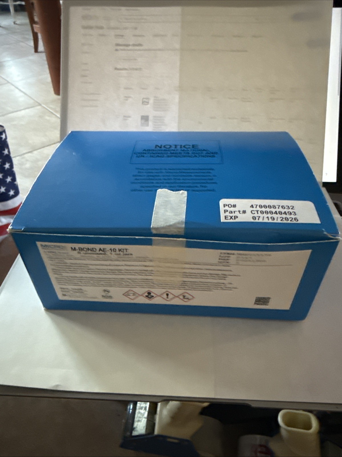 Micro Measurements M-BOND AE-10 KIT MMF015578 EXP DATE JULY 18 2026 6 UNMIXED