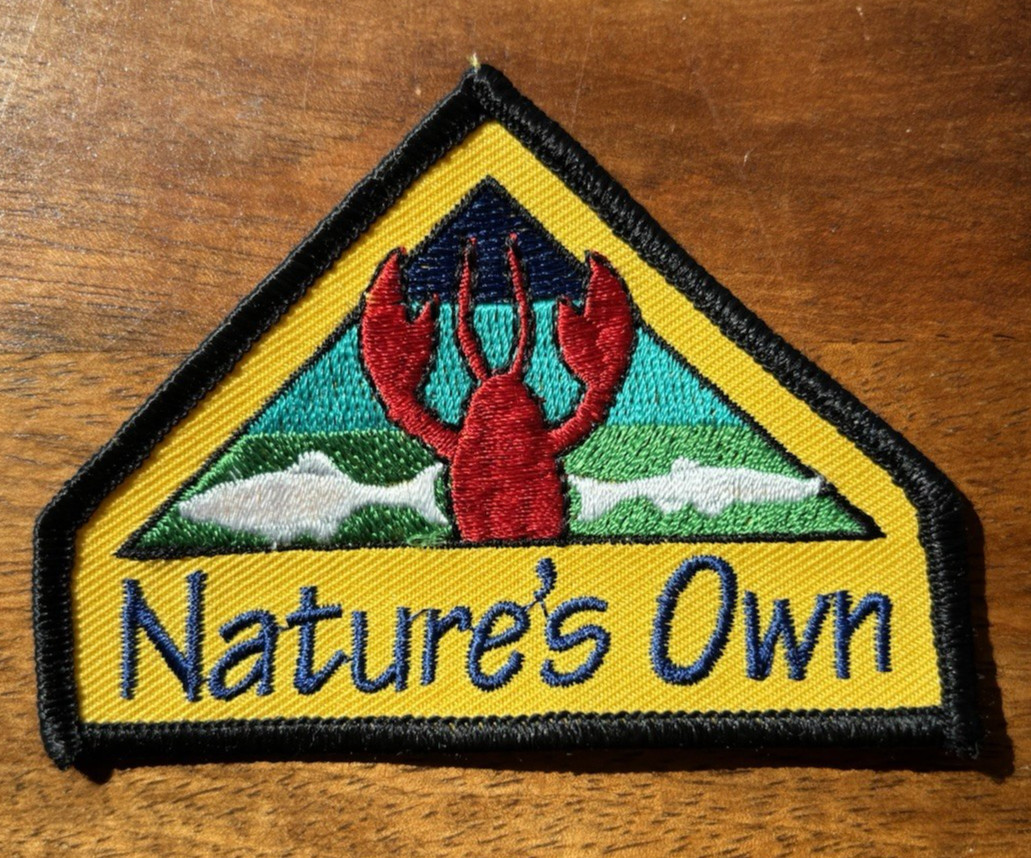 NATURE'S OWN SEW ON Embroidered PATCH NEW