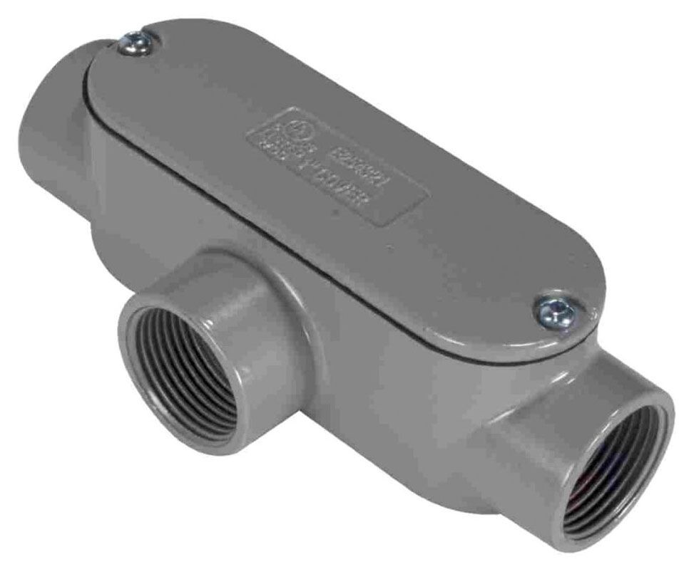Orbit Industries Inc. T-150A, Conduit Body, Type T Threaded 1-1/2In + Cg, 1 PC
