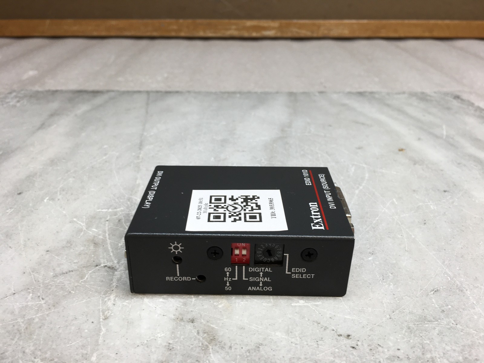 Extron EDID 101D DVI Emulator Minder for DVI & VGA Signal Management