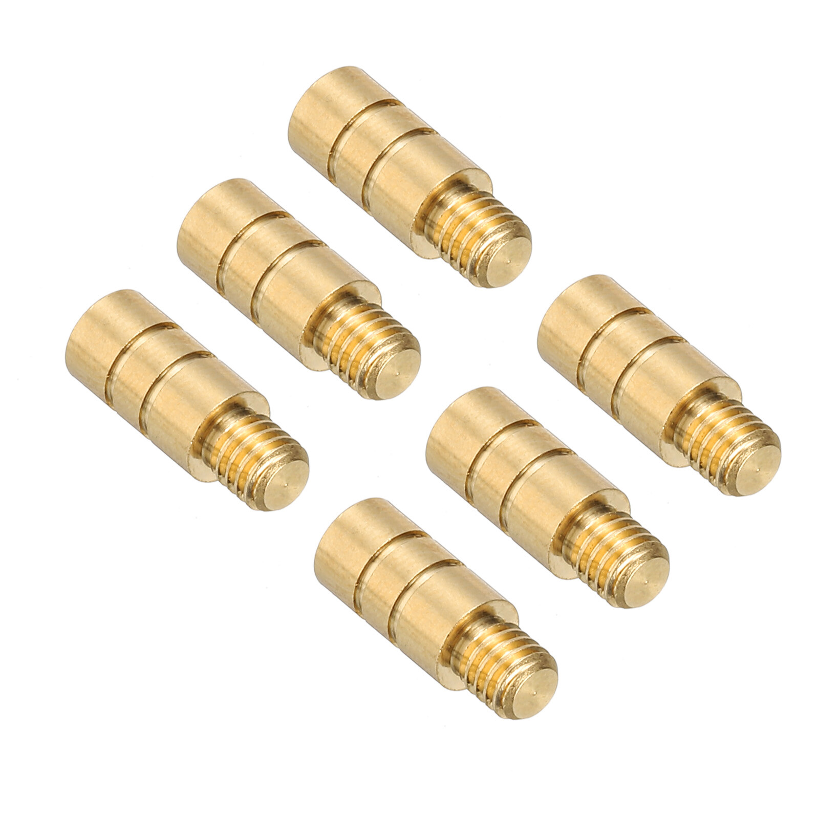 6Pcs Dart Weights 2g Brass Add Accentuator 2BA Thread Gold Tone